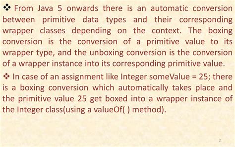 Solution Boxing And Unboxing In Java Studypool