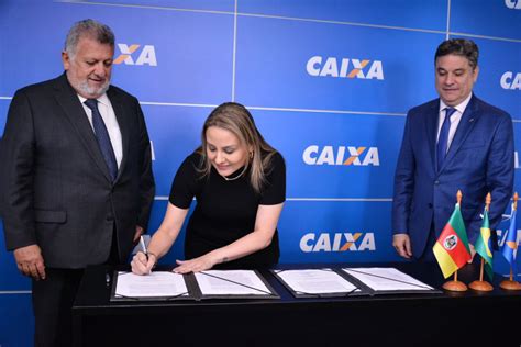 Governo gaúcho firma parceria a Caixa Econômica Federal Portal do