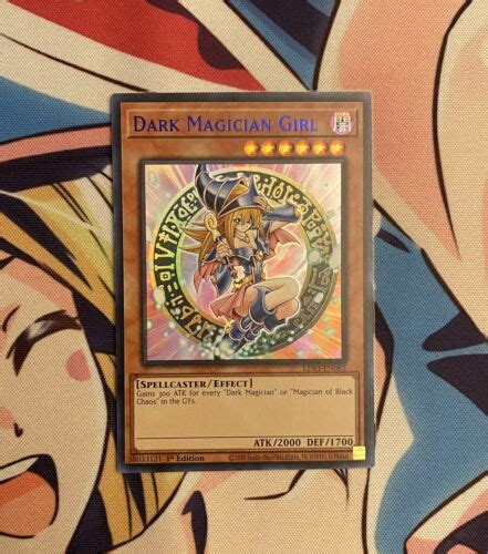 Yugioh Lds3 En082 Dark Magician Girl Blue Ultra Rare 1st Ebay