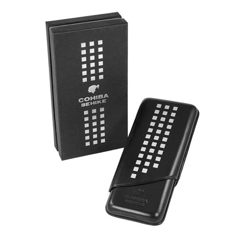 cohiba behike  ed leather cigar pouch  forest hill cigars