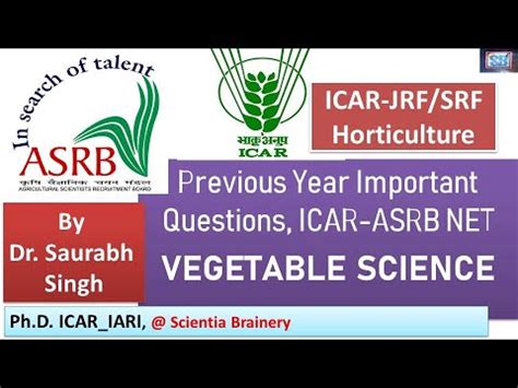 Previous Year Questions For Icar Jrf Srf Net In Horticulture Vegetable