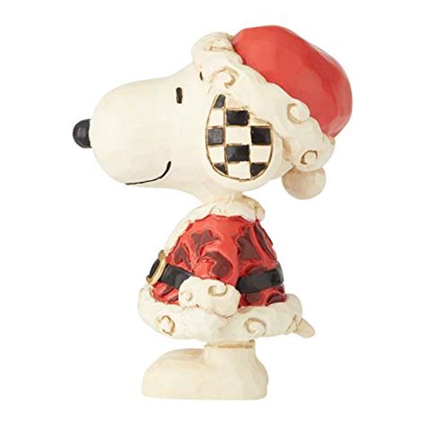 Enesco Peanuts By Jim Shore Holiday Snoopy Santa Miniature Figurine 2