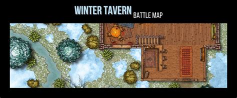 Winter Tavern Map By Karmatose02