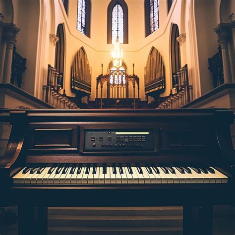 Premium AI Image | a church organ in a cathedral