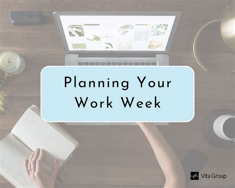 tips  planning  work week