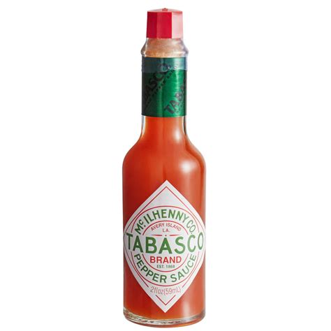 Tabasco 2 oz. Original Hot Sauce - 24/Case - WGL-03