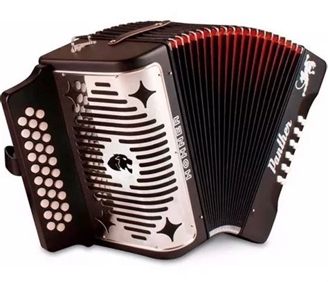 Hohner Panther Acordeon Tono Fa Correas Originales Meses Sin Interés