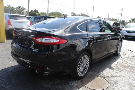 Pre Owned 2016 Ford Fusion Titanium Sedan 4 Dr In Tampa 2848 Car Credit Inc