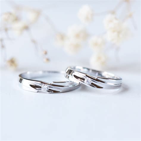 Simple Wedding Rings Sets His And Hers