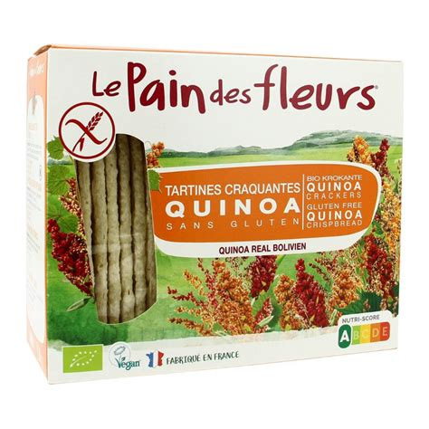 Le Pain Des Fleurs Tartines Craquantes Au Quinoa Sans Gluten Bio