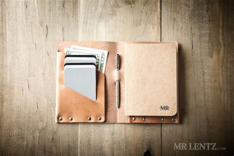 Leather Notebook Cover and Pen Leather Travel Notes Pocket - Etsy