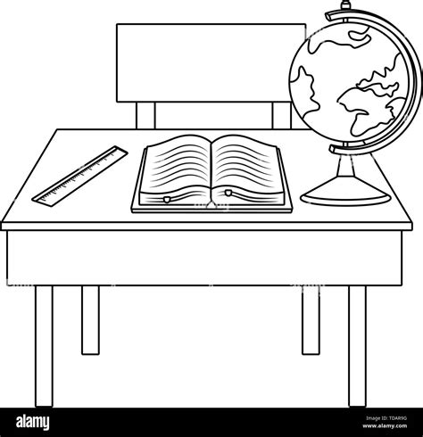 Teacher globe school classroom Black and White Stock Photos & Images - Alamy