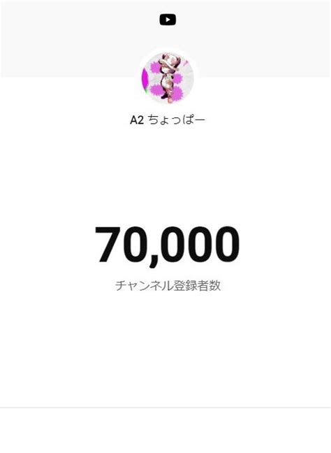 A2 ちょっぱー🦌🌸 On Twitter チャンネル登録者70000人達成！🎉 これからも楽しく全力で突っ走るね🦌🌸 3u0af7erax Twitter