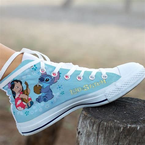 Lilo And Stitch Shoes Lilo And Stitch High Top Sneaker Lilo And