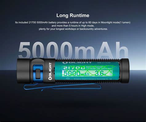 Olight Baton 3 Pro Max Rechargeable Magnesium Alloy LED Flashlight