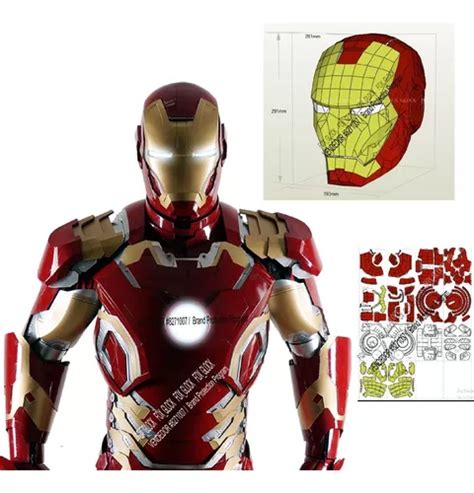 Casco Iron Man 3 Papercraft