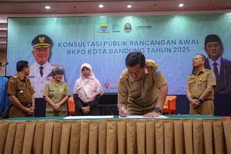 Rancangan Awal RKPD 2025 Pemkot Bandung Fokus Tangani Empat Isu Zona