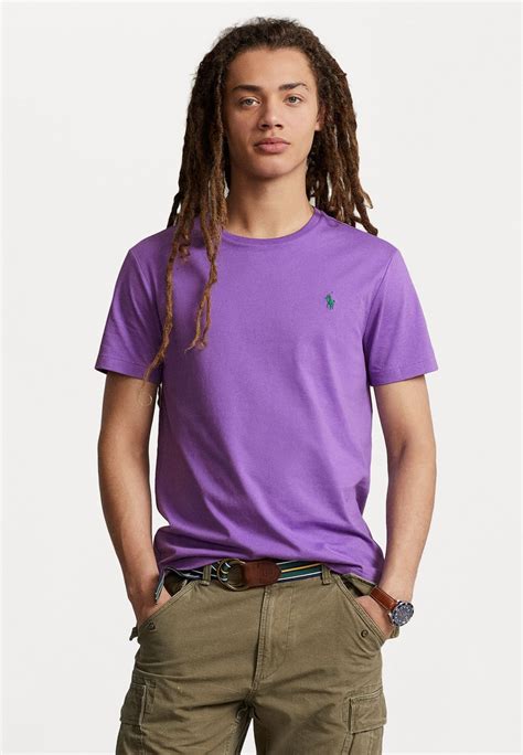 Polo Ralph Lauren Short Sleeve T Shirt Basic Spring Violet Mirtillo