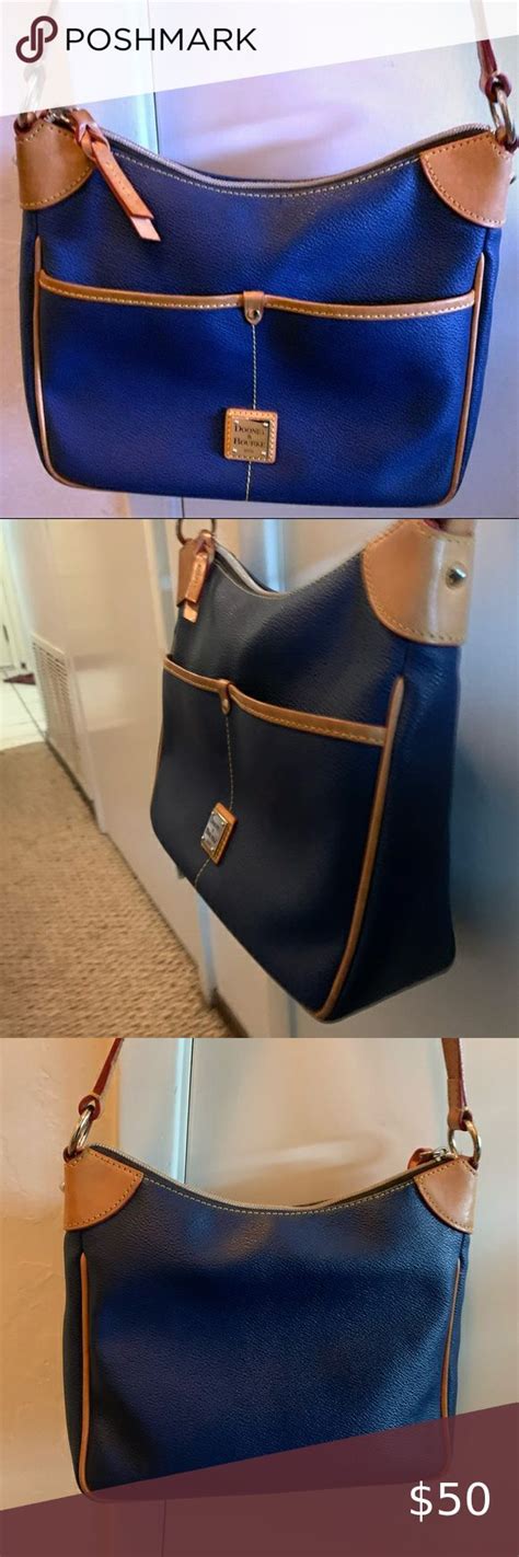 Hot Pock Dooney Bourke Navy Blue Satchel Blue Satchel Dooney Dooney Bourke