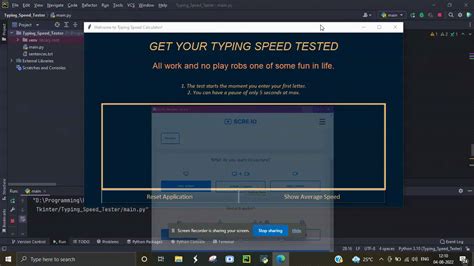 Step By Step Guide Building A Typing Speed Checker Using Python And