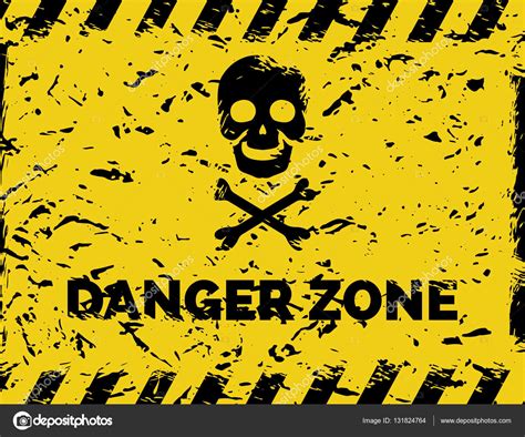 Danger zone grunge background Stock Vector Image by ©vectortatu #131824764