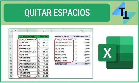 💻 Cómo Quitar Espacios En Excel El Tío Tech 2022