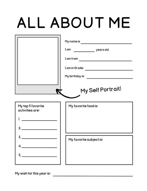 My Personal Profile: A Template For Introducing Myself - GRAPHICOLD