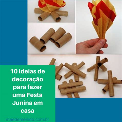 Festa Junina 10 ideias de decoração para fazer em casa Mãe de Menino