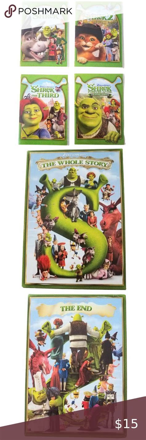 Shrek The Whole Story Disc Boxed Dvd Set Shrek Dvd Set The