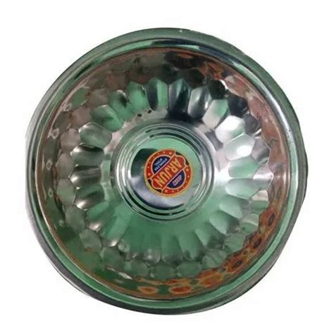 Arjun Round Inch Stainless Steel Serving Bowl Thickness Mm