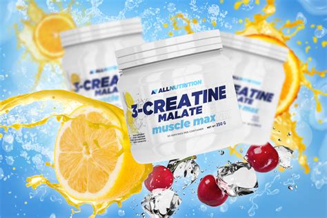 23 PLN 3 Creatine Malate jabłczan kreatyny 250g ALLNUTRITION