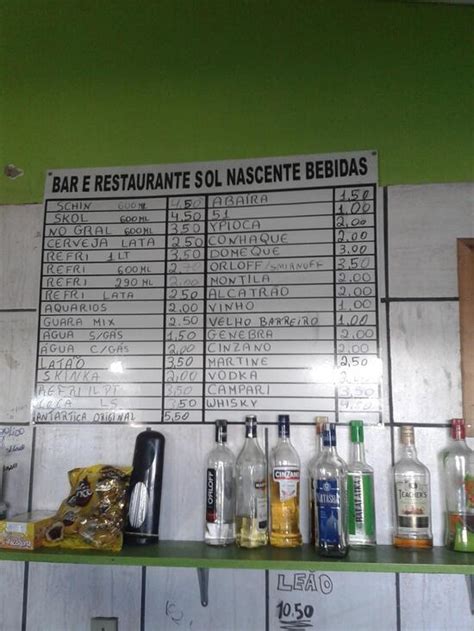 Menu Em Sol Nascente Restaurante Lauro De Freitas