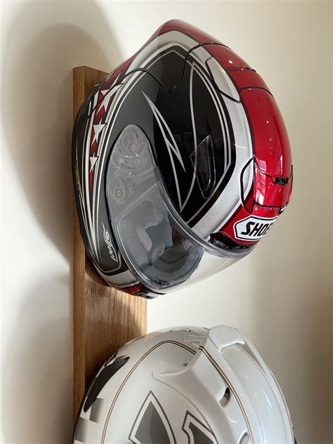 Motorcycle Helmet Rack Helmet Hanger Helmet Storage Wall Etsy