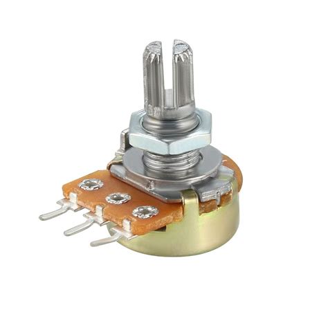 Uxcell Wh Potentiometer Variable Resistors Single Turn Rotary Carbon