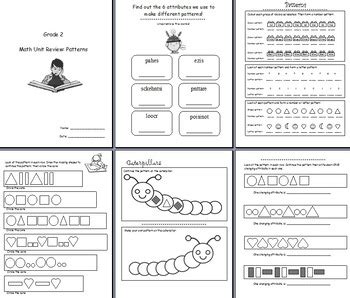 Pattern Unit Review For Grade By Demah H Tpt