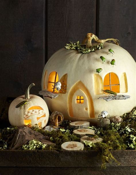 Carve These Enchanted Forest Scene Pumpkins Better Homes Gardens