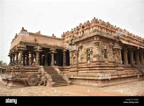 Kanchi Kailasanathar Temple Kanchipuram Tamil Nadu India Stock Photo