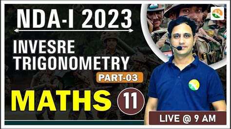 NDA Maths Classes Trigonometry For Nda NDA Maths Preparation 2023