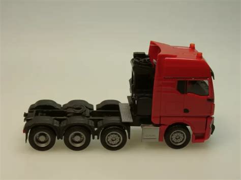 HERPA MAN TGX GX Schwerlastzugmaschine Rot 313520 1 87 EUR 19 99