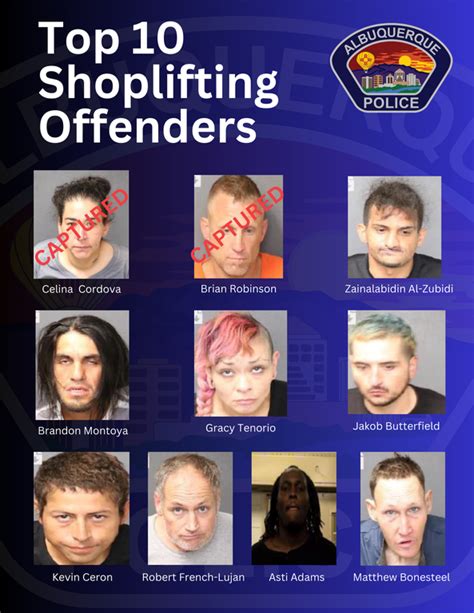 Apd Arrests Man On Top Shoplifting Offenders List City Of Albuquerque