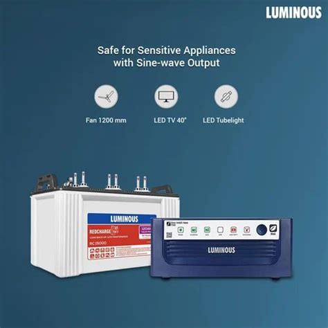 Luminous Eco Watt Neo 700 Inverter Battery 150 Ah At 23000 In Ahmedabad