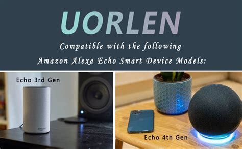 Amazon Uorlen W Echo Show Power Cord Replacement For Alexa Echo