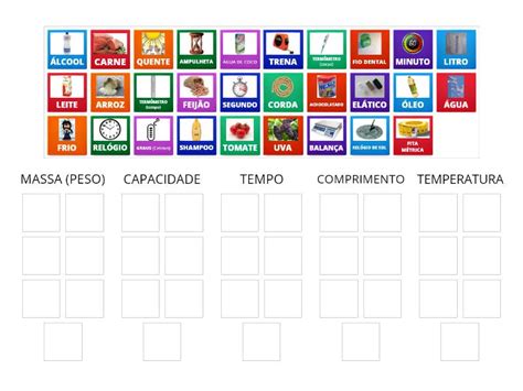 GRANDEZAS E MEDIDAS CLASSIFIQUE Group Sort