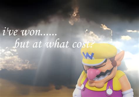 Wario "I've won...... but at what cost?" meme template HD remaster : r/MemeTemplatesOfficial