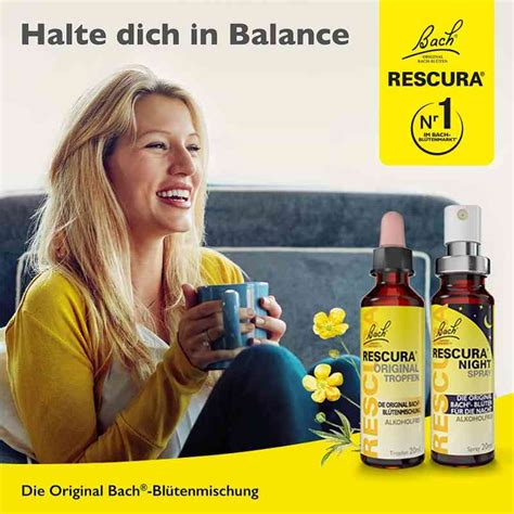 Bachblüten Original Rescura Tropfen mit Alkohol 10 ml