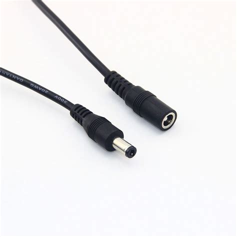 China Customized Male To Female 5521 Dc Power Extension Cable Manufacturers Factory Wholesale