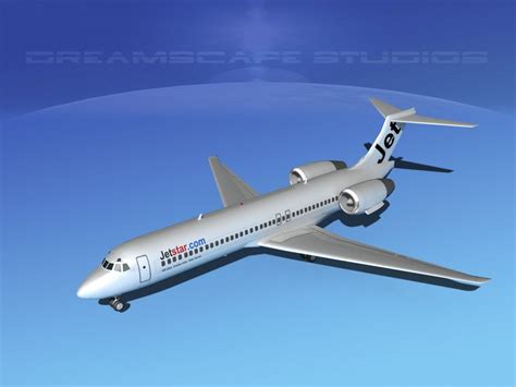 Boeing 717 200 Jet Star 1 3d Model 89 Unknown Dwg Dxf Lwo Max