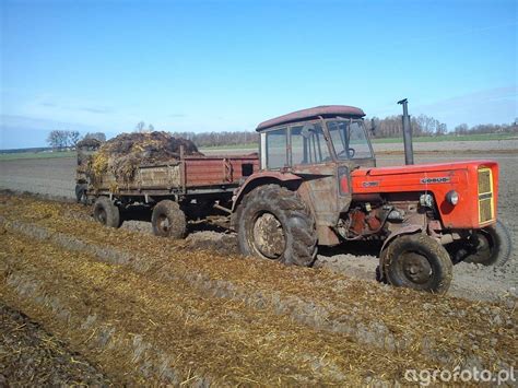 Obraz Ciagnik Ursus C Rozrzutnik Galeria Rolnicza Agrofoto