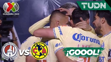 Gol Del Am Rica Cabecita Firma El Atl San Luis Am Rica