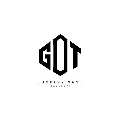 Gdt Letter Logo Design With Polygon Shape Gdt Polygon And Cube Shape